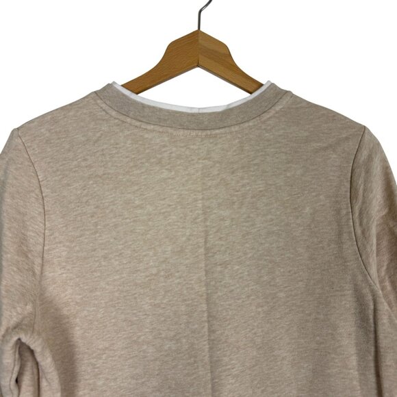 Breckenridge Bird Monarch Butterfly Floral Vtg Sweatshirt Small Tan Applique - Picture 7 of 9